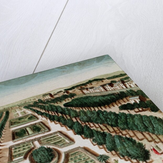 View of the Jardin des Plantes from the Cabinet d'Histoire Naturelle by French School