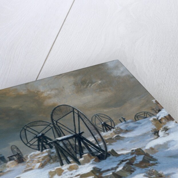 Pits at Gentilly in the Snow, 1879 by Leon Auguste Melle