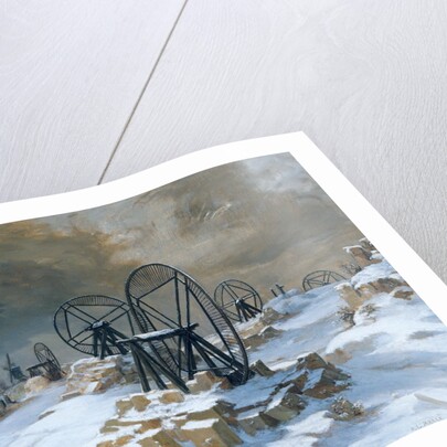 Pits at Gentilly in the Snow, 1879 by Leon Auguste Melle