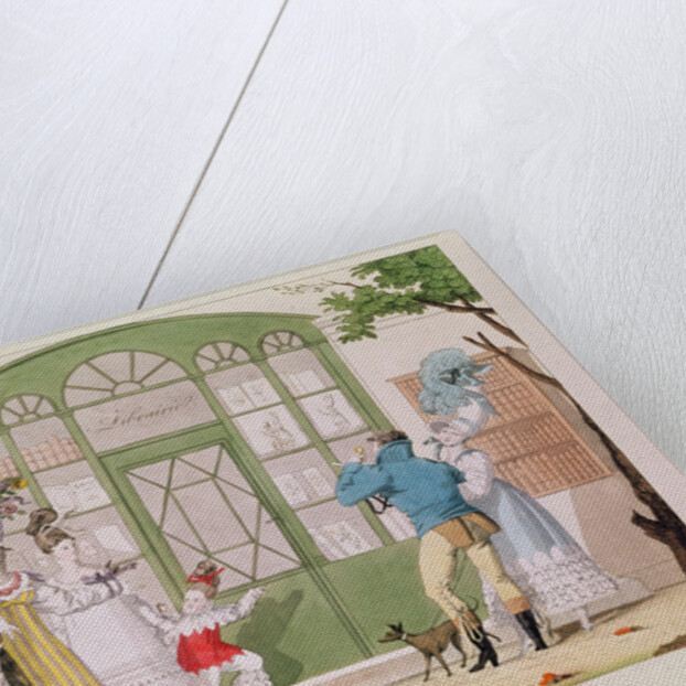 Les Caricatures a la Porte, c.1814 by French School