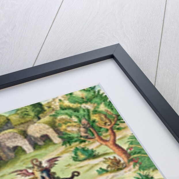 Cacodemon attacking the savages by Theodor de Bry