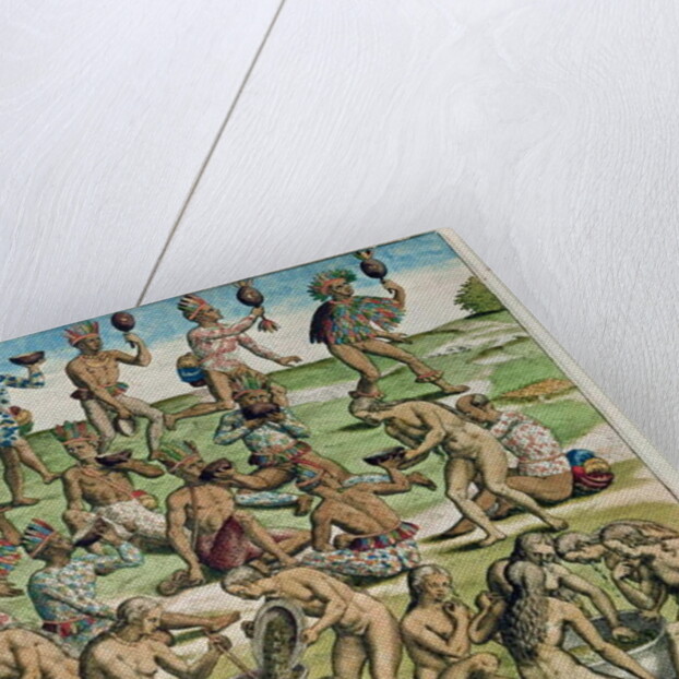 Women preparing potion by Theodor de Bry