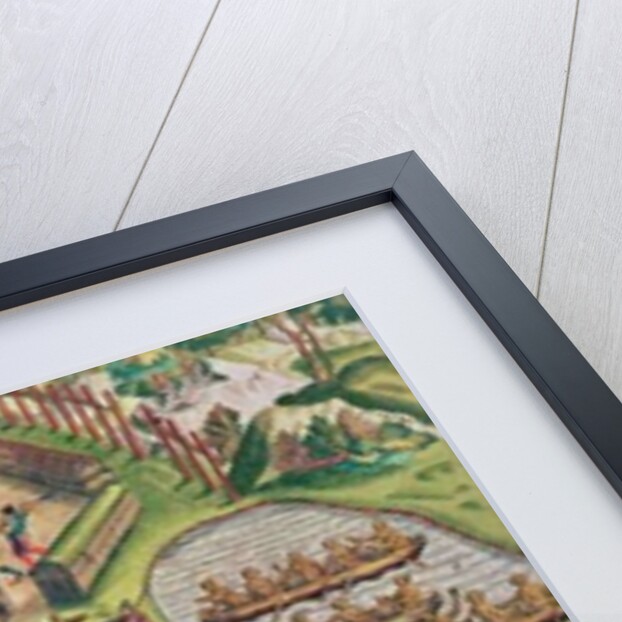 Discovery of a Cross amongst the rocks by Theodor de Bry