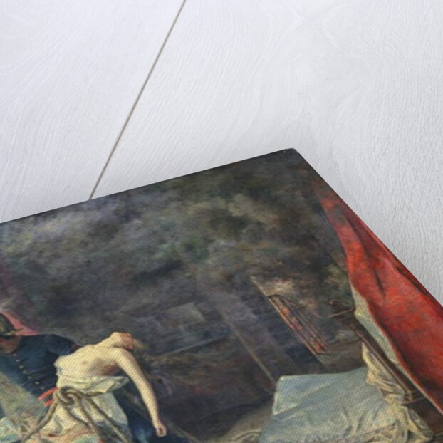 A Rescue in Paris, 1886 by Eugenio Alvarez Dumont