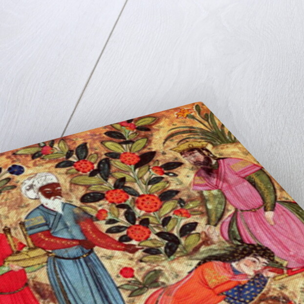 Fol.101 A Woman Beseeching the Sultan by Islamic School