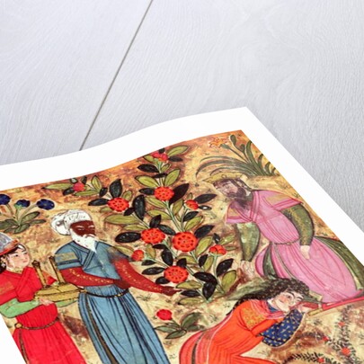 Fol.101 A Woman Beseeching the Sultan by Islamic School