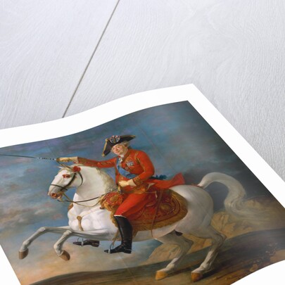 Equestrian Portrait of Louis XVI 1791 by Jean-Baptiste Francois Carteaux