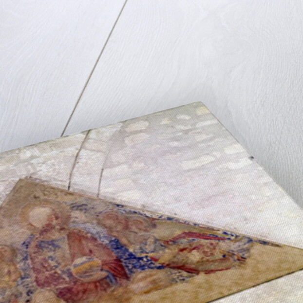 Tympanum depicting the Saviour Blessing, 1341 by Simone Martini