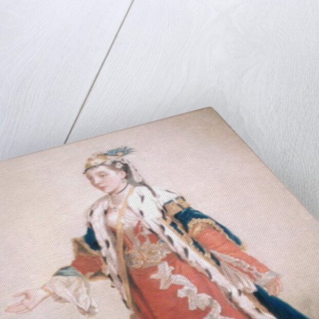 Frankish Woman from Pera, Constantinople, 1738-43 by Jean-Etienne Liotard