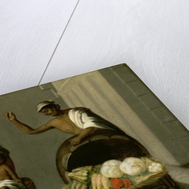 A Man from Varsino and his American Indian Wife by Mexican School