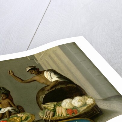 A Man from Varsino and his American Indian Wife by Mexican School