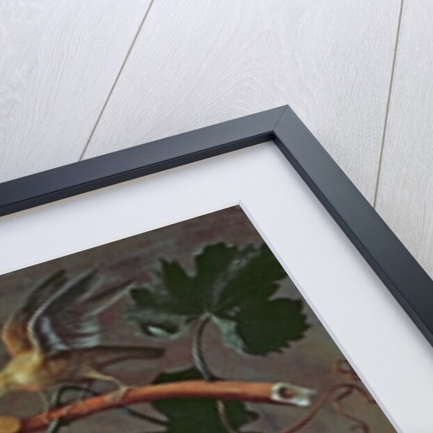 Still Life with Grapes, Birds, Flowers and Shells by Juan de Espinosa