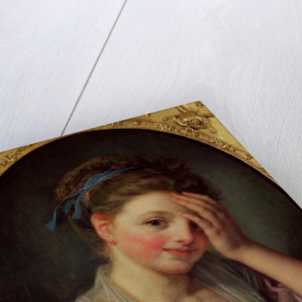 Young Girl with a Rose by Jean Baptiste Greuze