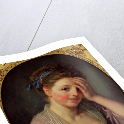 Young Girl with a Rose by Jean Baptiste Greuze