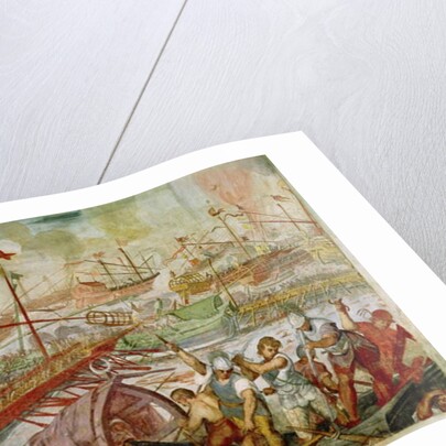 The Battle of Lepanto, October 1571, 1600 by Antonio Vassilacchi