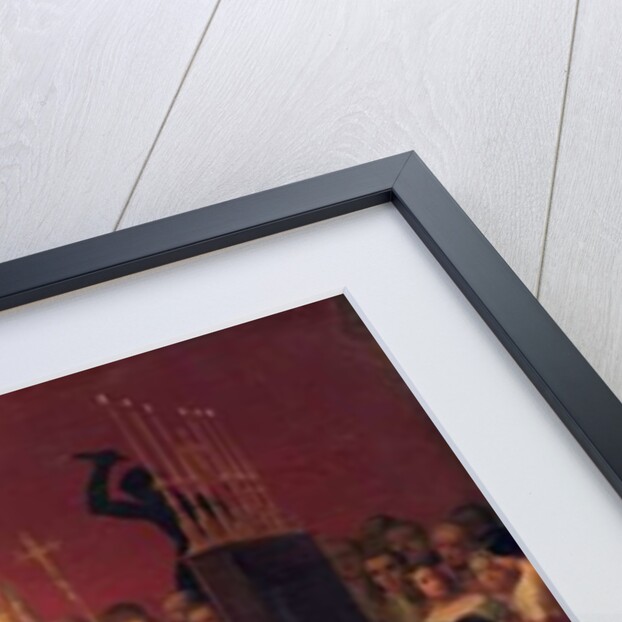 Marriages of Queen Isabella II to Prince Francisco de Assisi de Bourbon and of Maria Luisa Fernanda Infanta of Spain to Antoine d'Orleans Duke of Montpensier by Karl Girardet