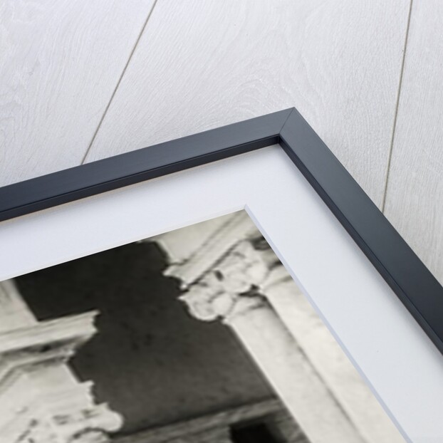 Residents of Villa Medici in Rome, photo sent and dedicated by Claude Debussy to his parents, 1884-85 by French Photographer