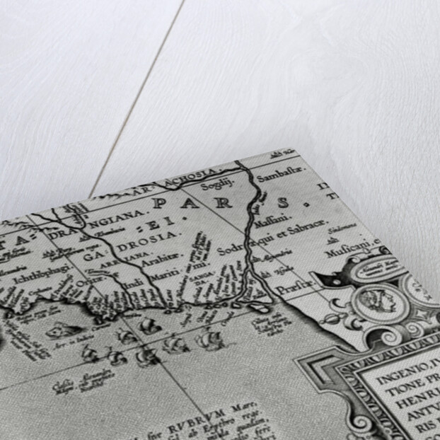 Map of Alexander the Great's empire by Abraham Ortelius