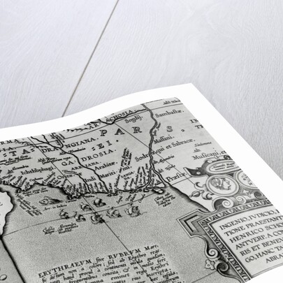 Map of Alexander the Great's empire by Abraham Ortelius