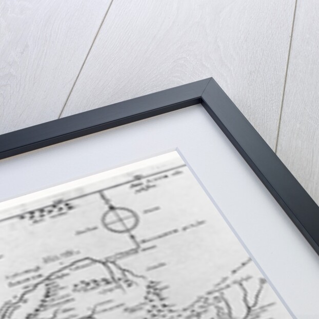 Map of the Travels and the Expeditions of Alexander the Great in Asia by Jean Blanchin