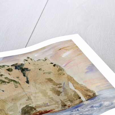 Cliffs of Etretat. The Pied du Cheval, 1838 by Ferdinand Victor Eugene Delacroix