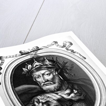 Portrait of Merovech King of the Salian Franks by Nicolas II de Larmessin