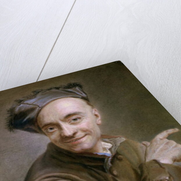 Self Portrait with the bull's-eye, 1737 by Maurice Quentin de la Tour