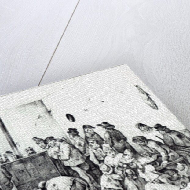 The Public Warming Room in Paris, 1840 by Victor Adam