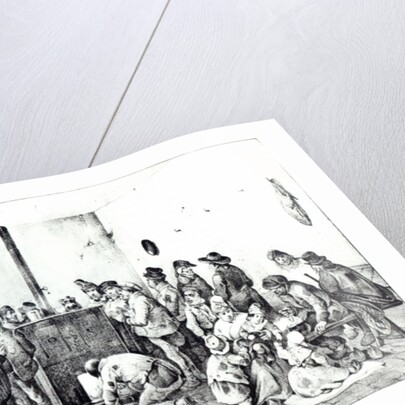 The Public Warming Room in Paris, 1840 by Victor Adam