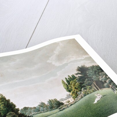 View of the Chateau near the Stone Bridge by Auguste Simon (after) Garneray