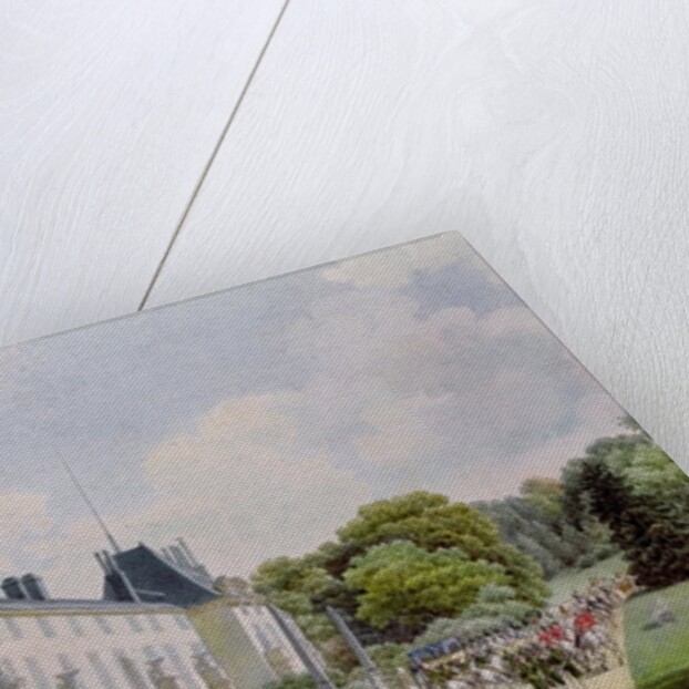 View of the Garden Facade of the Chateau by Auguste Simon Garneray