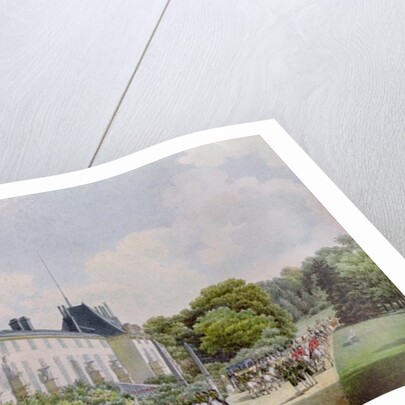 View of the Garden Facade of the Chateau by Auguste Simon Garneray