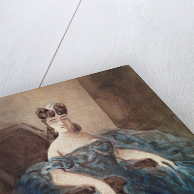 Woman Seated in an Armchair by Constantin Guys