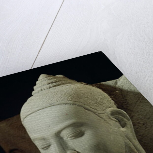 Buddha in Meditation on the Naga King, Mucilinda by Cambodian Cambodian