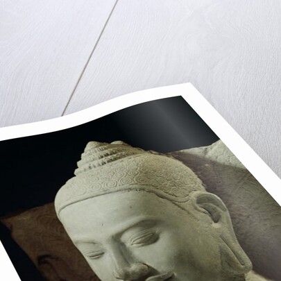 Buddha in Meditation on the Naga King, Mucilinda by Cambodian Cambodian