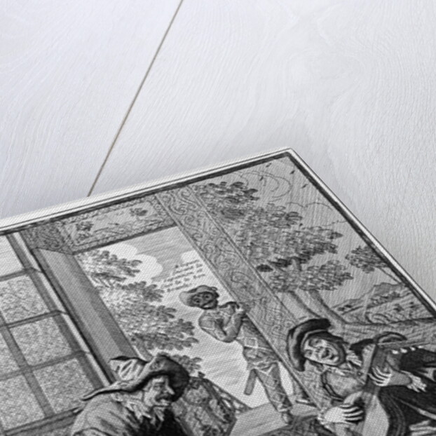 Harlequin and Scaramouche by French School