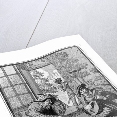 Harlequin and Scaramouche by French School