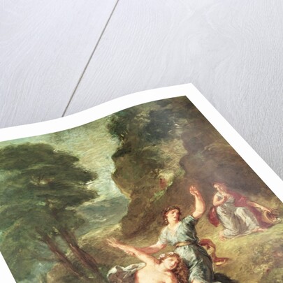 Orpheus and Eurydice, Spring from a series of the Four Seasons, 1862 by Ferdinand Victor Eugene Delacroix