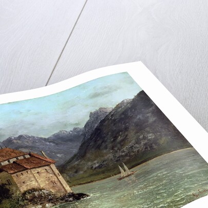 The Chateau de Chillon, 1875 by Gustave Courbet
