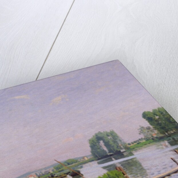 Ile Saint-Denis, 1872 by Alfred Sisley