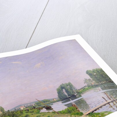 Ile Saint-Denis, 1872 by Alfred Sisley