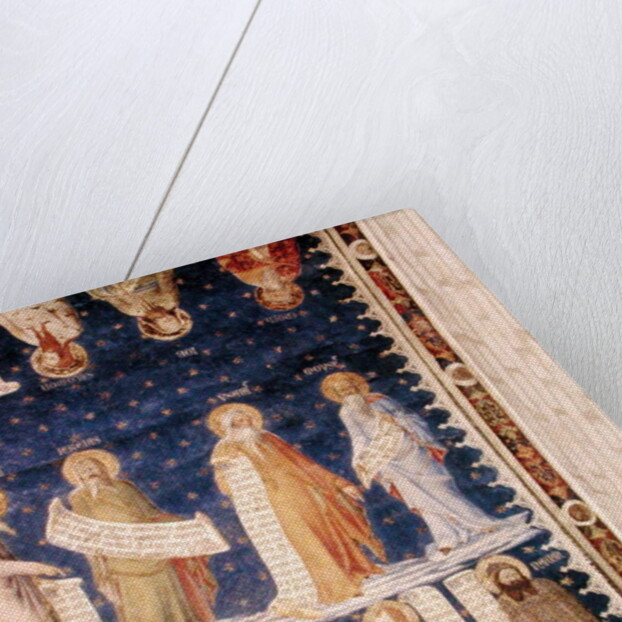 The Prophets Ezekiel, Jeremiah, Isaiah and Moses, from La Salle de la Grande Audience c.1353 by Matteo di Giovanetto da Viterbo