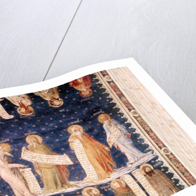 The Prophets Ezekiel, Jeremiah, Isaiah and Moses, from La Salle de la Grande Audience c.1353 by Matteo di Giovanetto da Viterbo