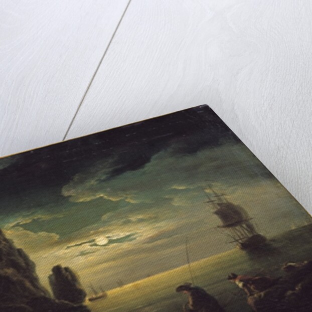 Evening Seascape by Claude Joseph Vernet