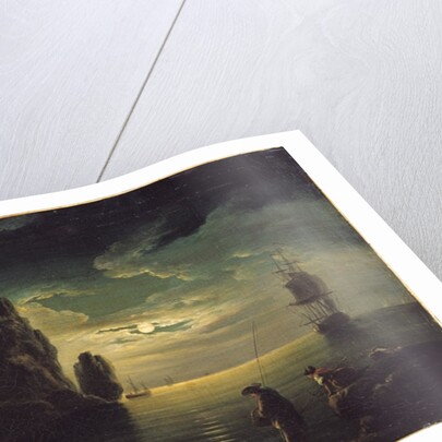 Evening Seascape by Claude Joseph Vernet