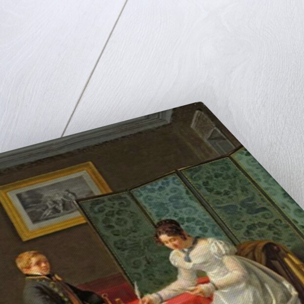 Woman Writing a Letter by Pierre Duval-Lecamus