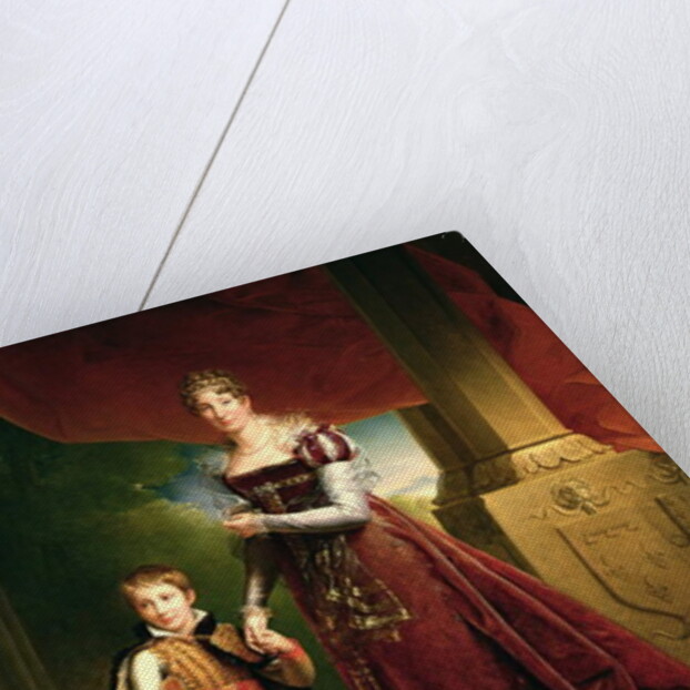 Marie Amelie de Bourbon Duchess of Orleans and her Son, Prince Ferdinand Duke of Chartres by Francois Pascal Simon Baron Gerard