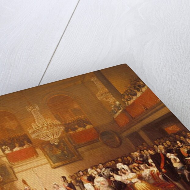 Wedding of Leopold I to Princess Louise of Orleans at Compiegne, 9th April 1832 by Joseph Desire Court