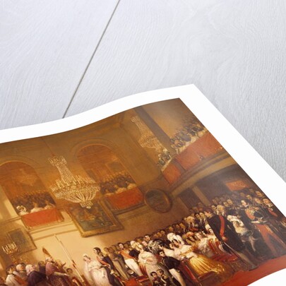 Wedding of Leopold I to Princess Louise of Orleans at Compiegne, 9th April 1832 by Joseph Desire Court