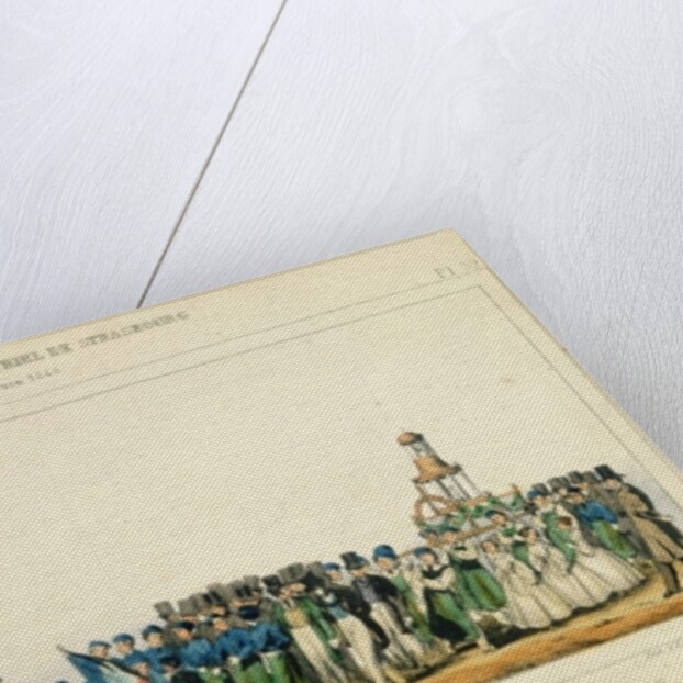 Procession of the Chair Manufacturers at Strasbourg, 25th June 1840 by Frederic Emile Simon
